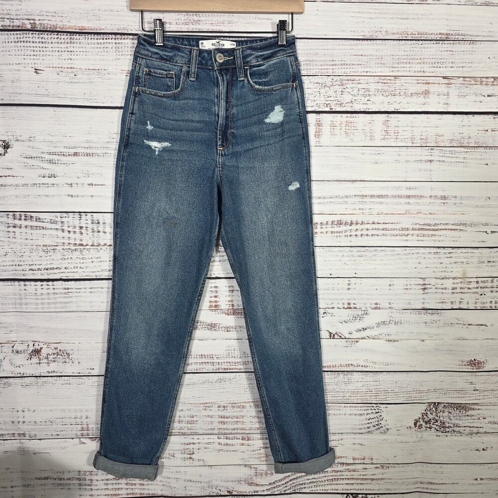 Hollister Ultra Curvy Ultra High-Rise Mom Jeans Women's Size 25R